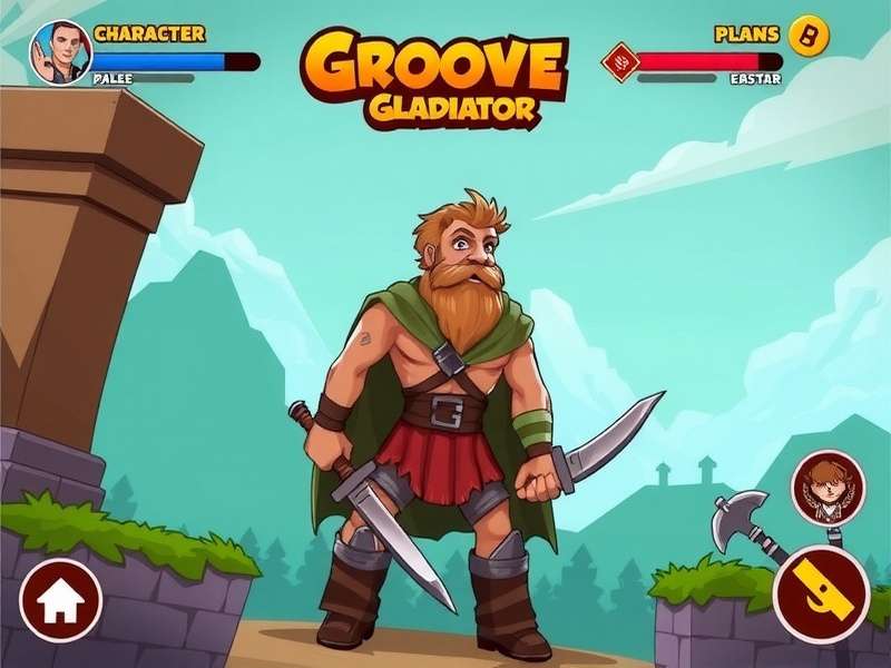 Groove Gladiator character selection screen